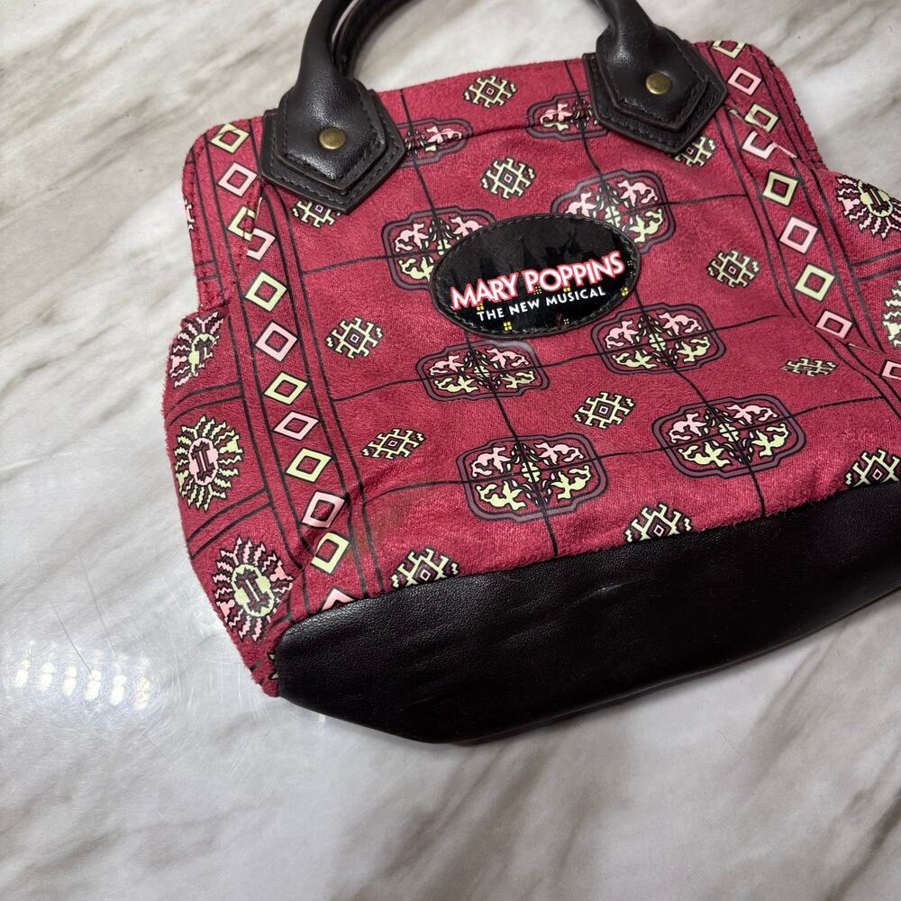 Mary Poppins Musical Mini Red Tapestry Carpet Bag - Picture 2 of 4
